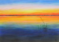 Sonnenuntergang I, acrylic on canvas, 50x70 cm, Preis auf Anfrage (8)